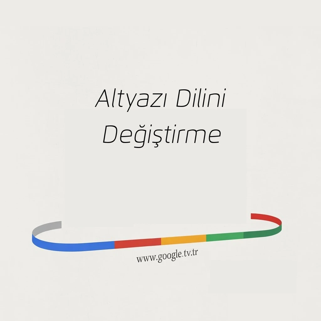 Altyazı Dilini Değiştirme