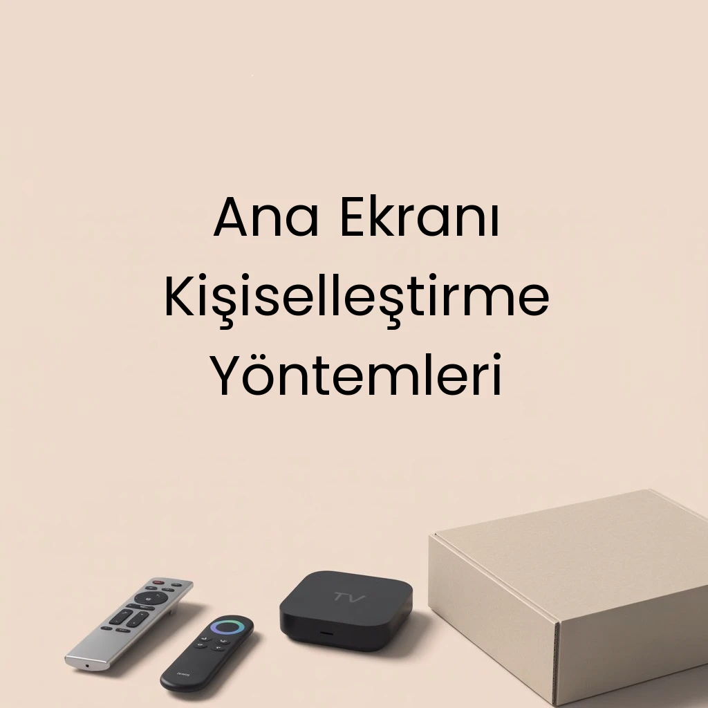 Ana Ekranı Kişiselleştirme Yöntemleri