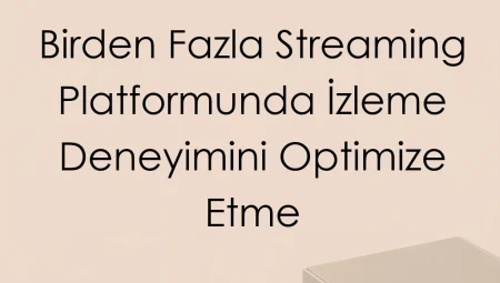 Streaming Platformunda İzleme Deneyimini Optimize Etme