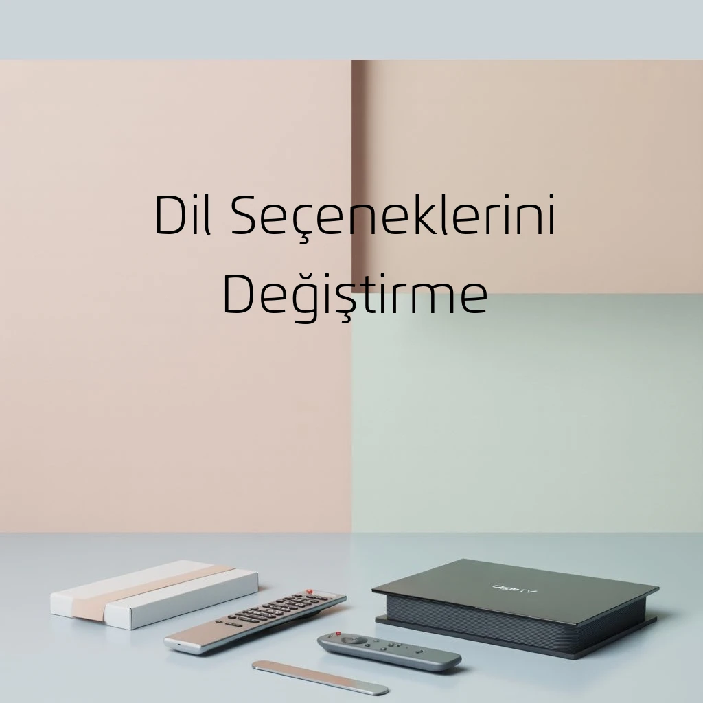 Dil Seçeneklerini Değiştirme