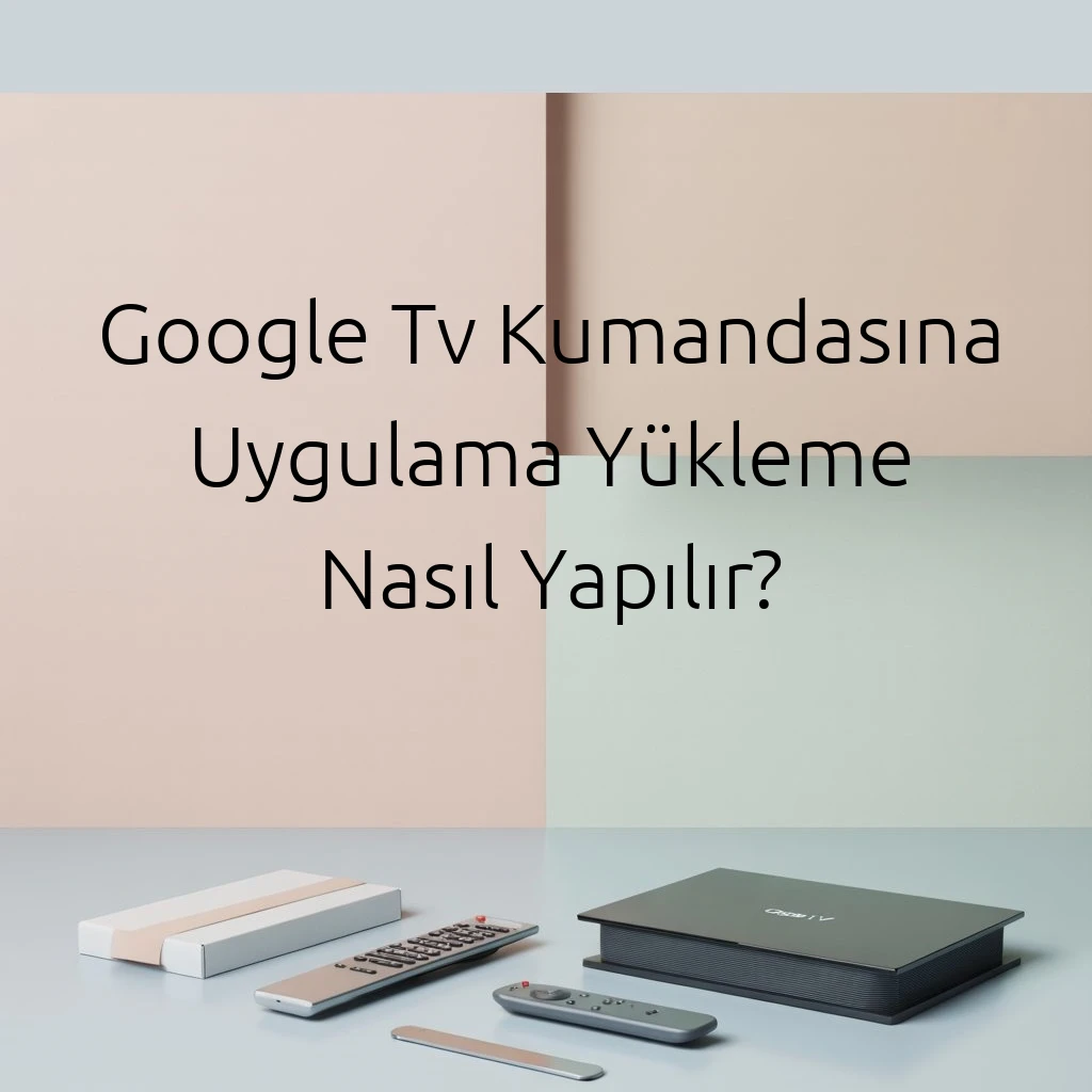 Google Tv Kumandasına Uygulama Yükleme Nasıl Yapılır?
