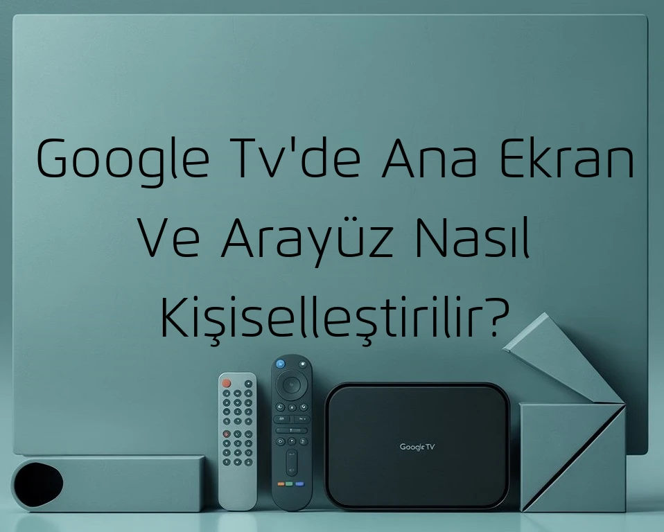 Google Tv'de Ana Ekran Ve Arayüz Nasıl Kişiselleştirilir?