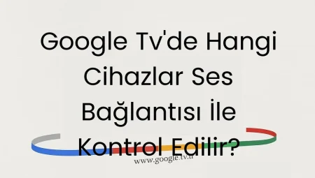 Google Tv’de Hangi Cihazlar Ses Bağlantısı İle Kontrol Edilir?
