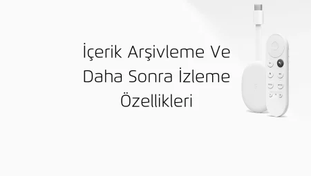 İçerik Arşivleme ve Daha Sonra İzleme Özellikleri