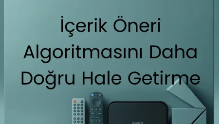 İçerik Öneri Algoritmasını Daha Doğru Hale Getirme