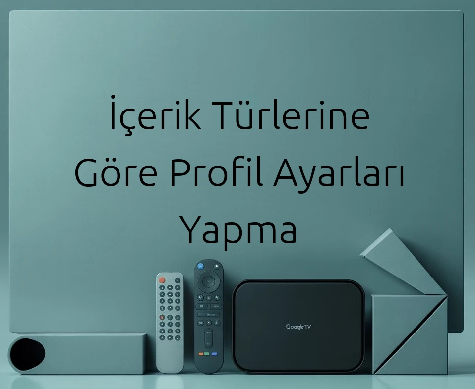 İçerik Türlerine Göre Profil Ayarları Yapma
