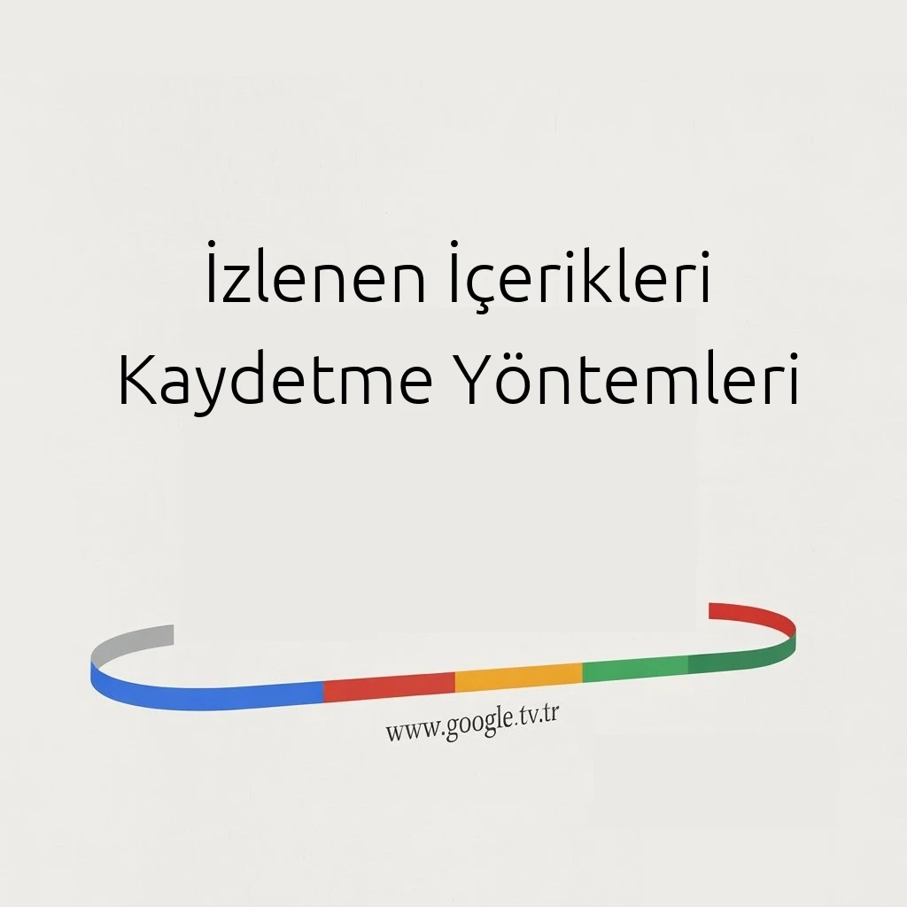İzlenen İçerikleri Kaydetme Yöntemleri