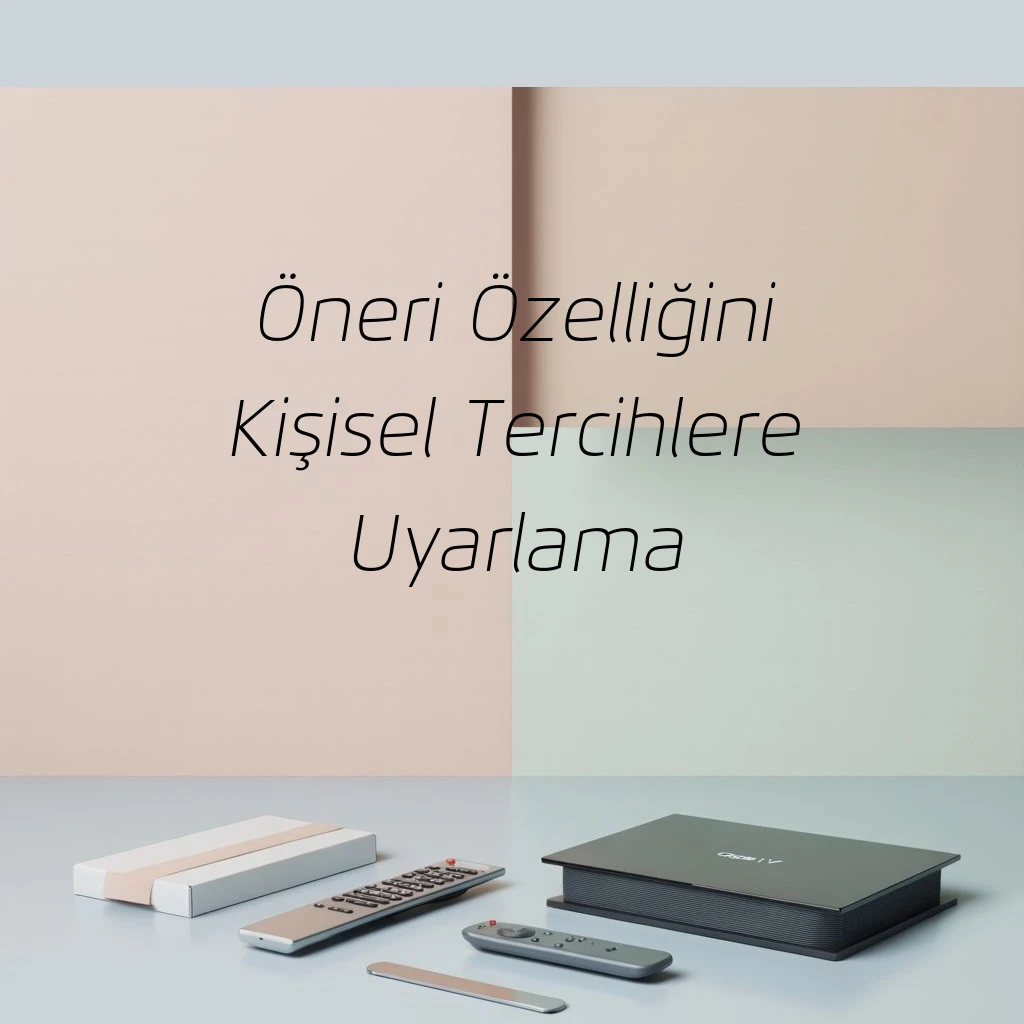 Öneri Özelliğini Kişisel Tercihlere Uyarlama