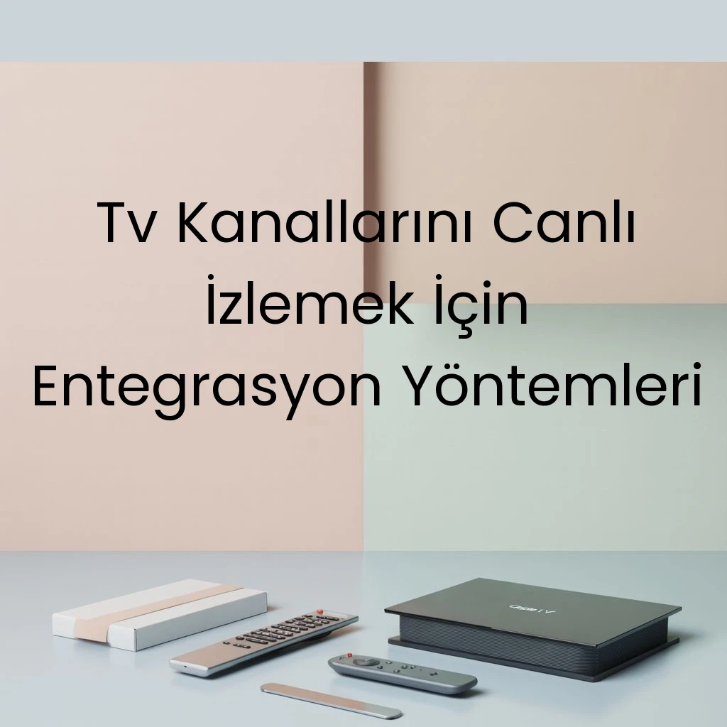Tv Kanallarını Canlı İzlemek İçin Entegrasyon Yöntemleri