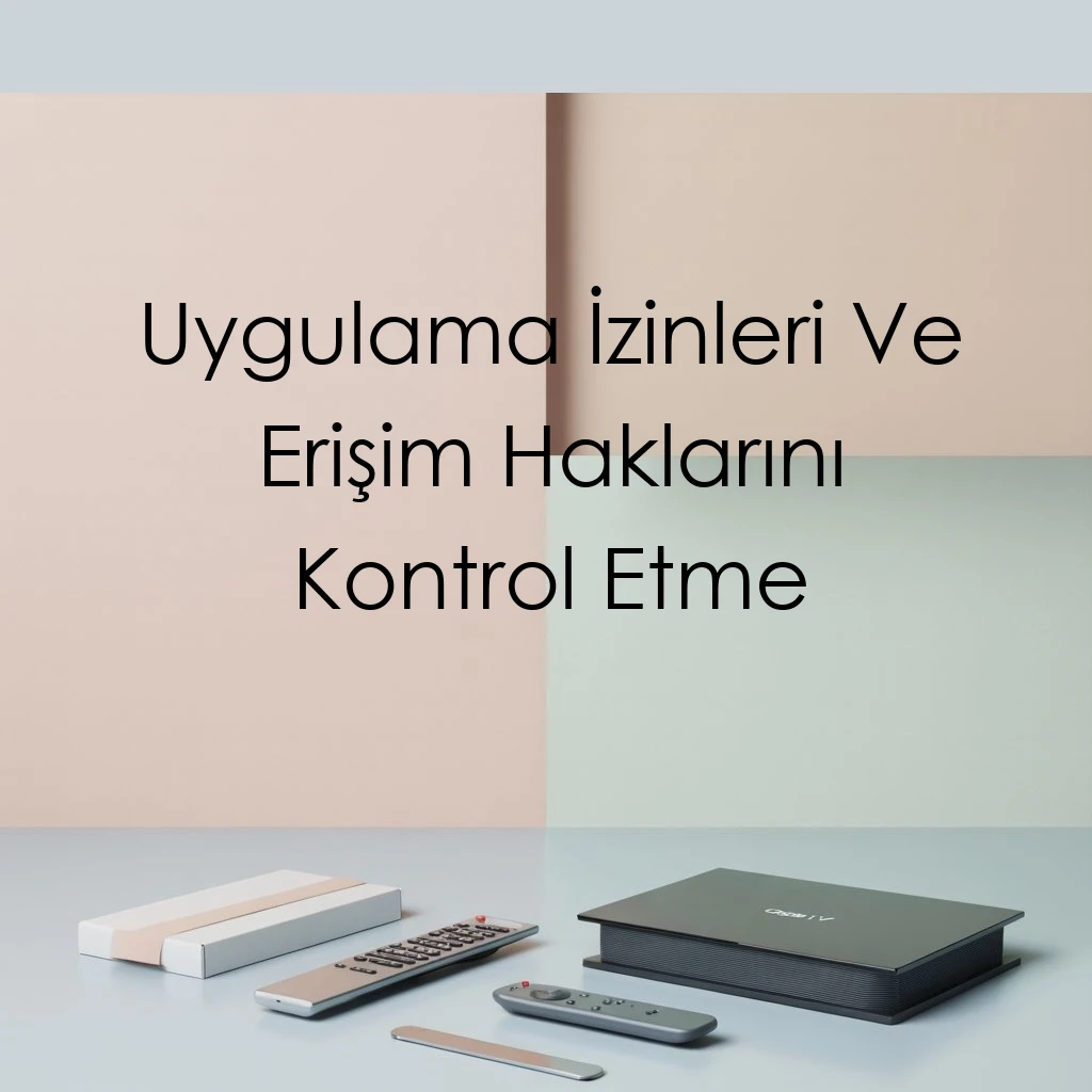 Uygulama İzinleri Ve Erişim Haklarını Kontrol Etme