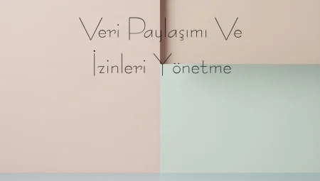 Veri Paylaşımı ve İzinleri Yönetme